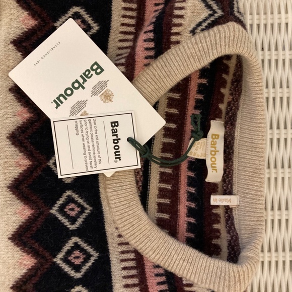 Barbour Birch Knit Sweater, 6, Oatmeal, NWT - Picture 13 of 13